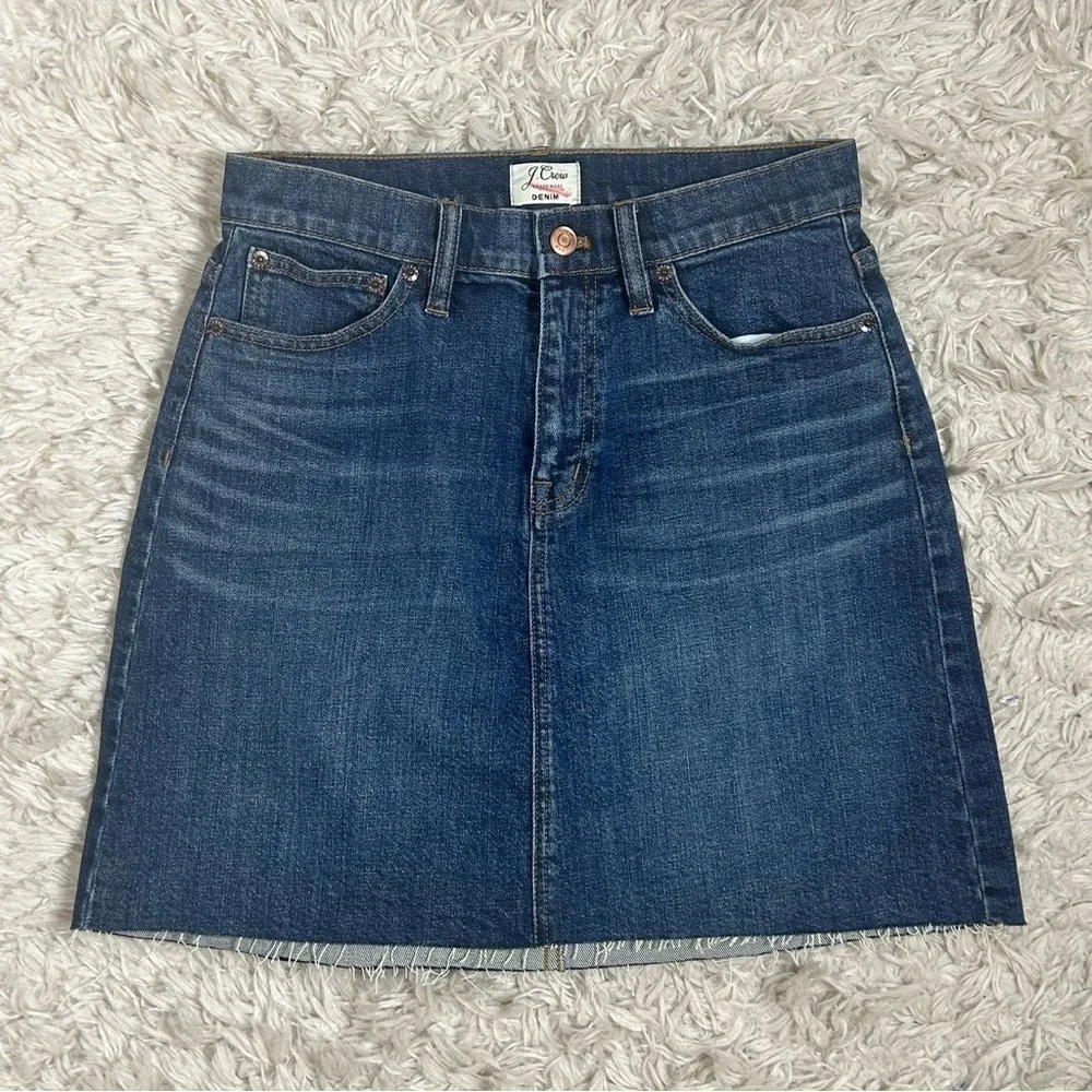 J. Crew Denim Skirt NWT Mid Thigh
